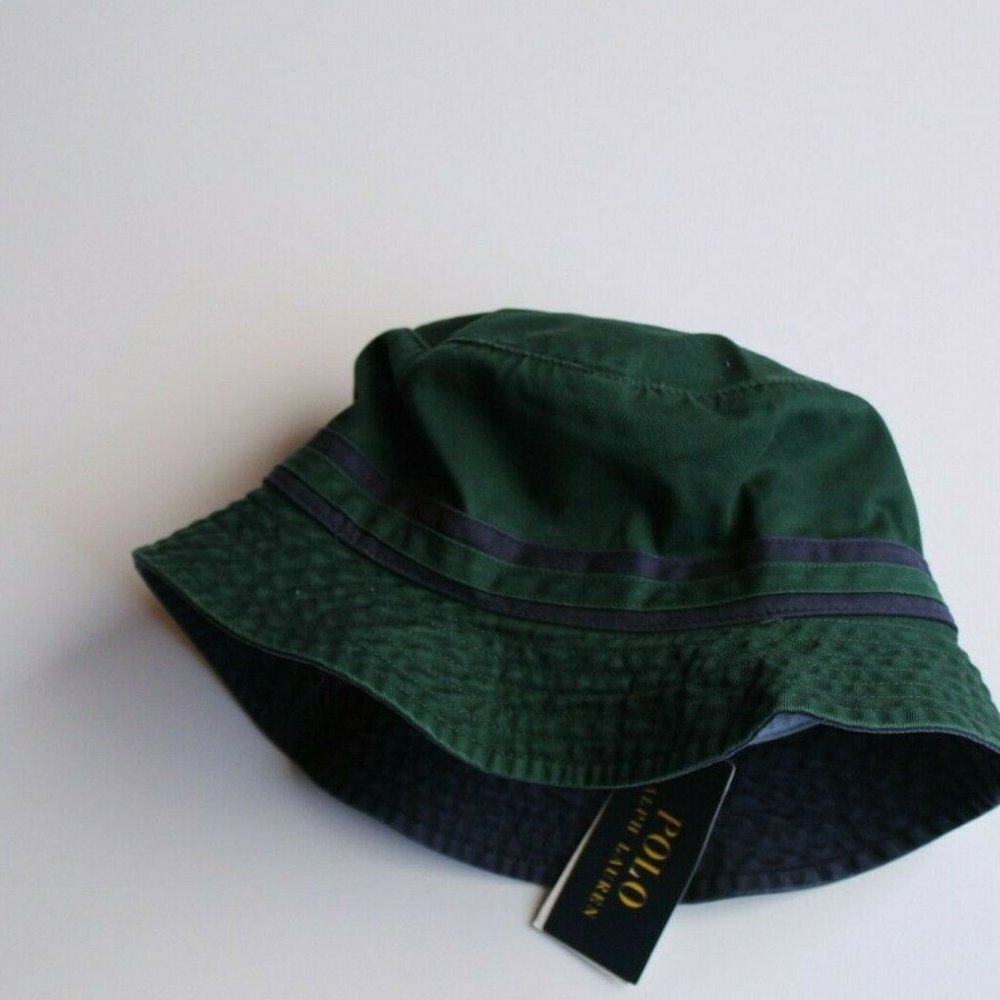 Polo Ralph Lauren Green Blue Bucket Hat Men's S/M_6